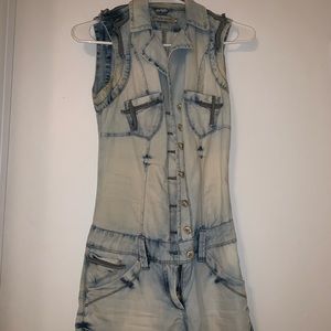 Jeans sexy romper